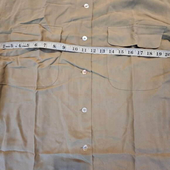 Anna Gray Silk Blouse - Picture 4 of 5